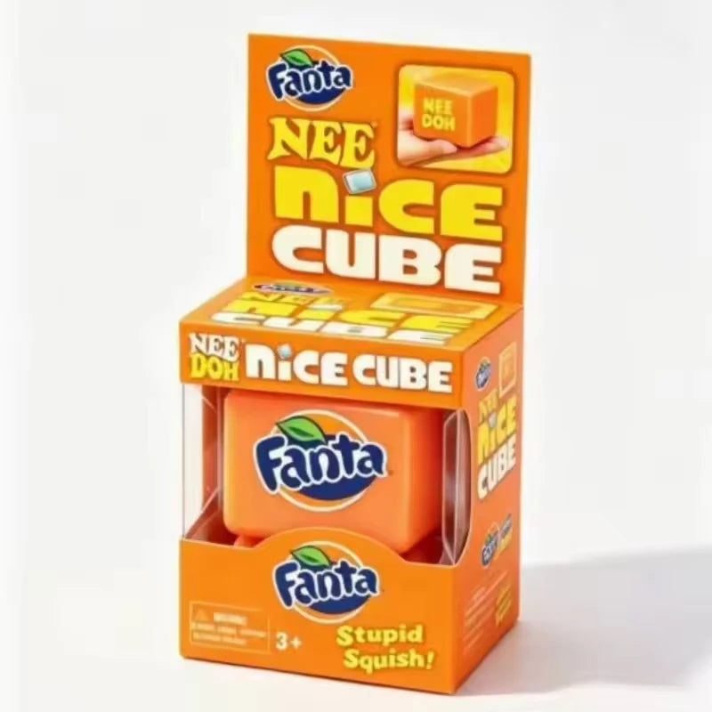 Schylling Needoh Nice Cube Sensory Squeeze Toy with Super Solid Squish Stress Relief Anxiety Sensory Tool Stress Reliever Toys