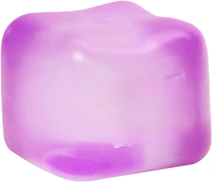 Squeeze Toy with Super Solid Squish Fidget Toy Stress Relief Soft Silicone Squeeze Fun for Adults Kids - 2.25" Cube