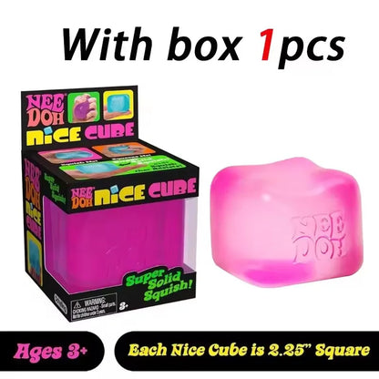 3Pcs Newneedoh Concentration, Sensory Desk Cube for Adults and Kids Nice Sensory Cube, Anti-Stress Tool for Anxiety And