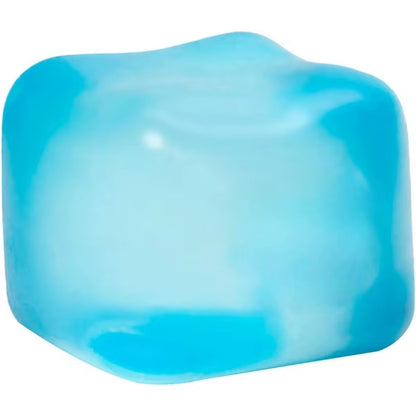 Squeeze Toy with Super Solid Squish Fidget Toy Stress Relief Soft Silicone Squeeze Fun for Adults Kids - 2.25" Cube