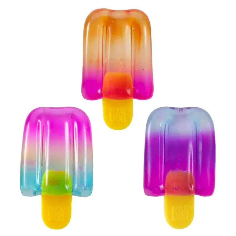 Schylling Needoh Nice Cube Sensory Nice-Sicle Stress Relief Squishy Cube Anti-Anxiety Squeeze Object for Focus ADHD Population