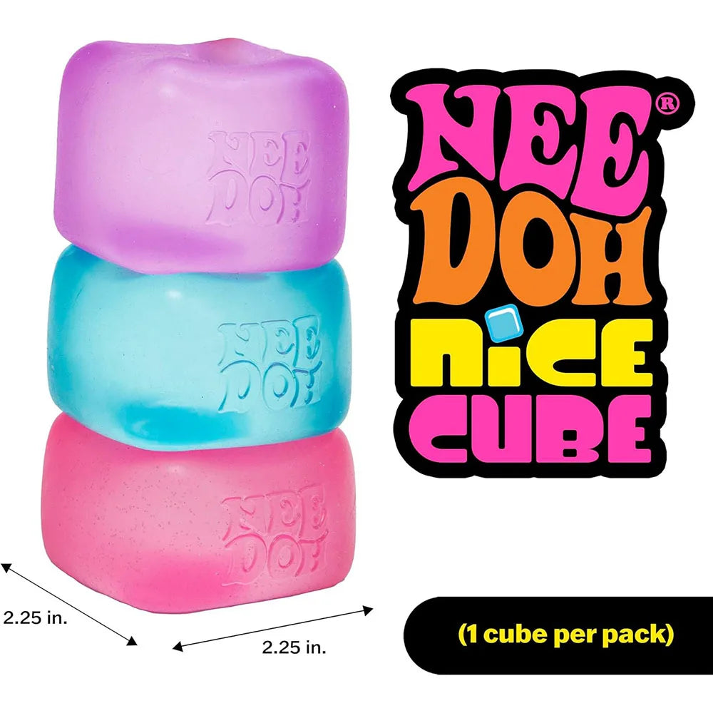 2026 Schylling Needoh Nice Cube Sensory Fidget Cube Stress Relief Anxiety Sensory Tool for Focus ADHD & Calming Party Gifts