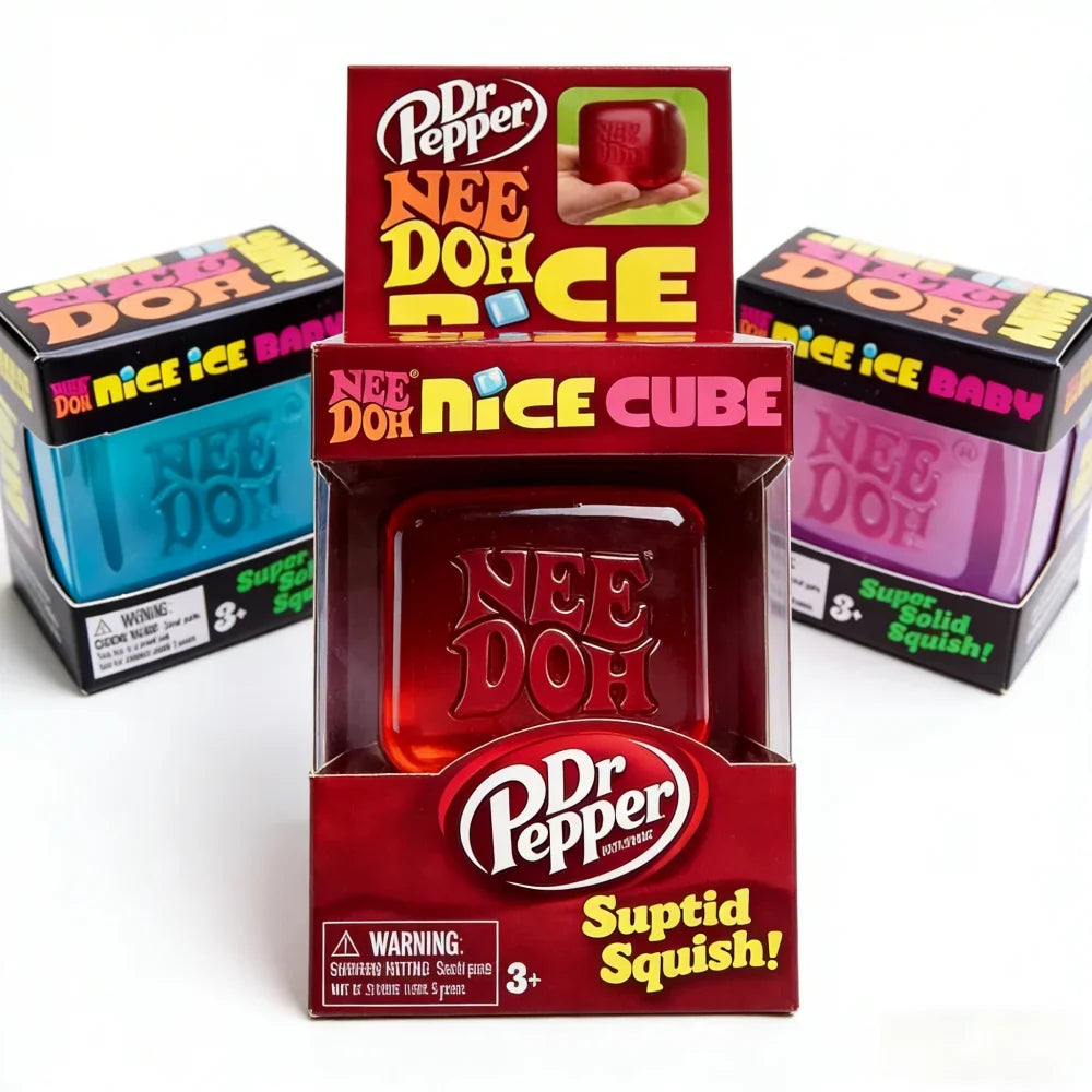 2026 Schylling Needoh Nice Cube Sensory Fidget Cube Stress Relief Anxiety Sensory Tool for Focus ADHD & Calming Party Gifts