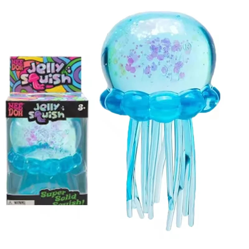 Schylling Needoh Nice Cube Sensory Squeeze Toy with Super Solid Squish Stress Relief Anxiety Sensory Tool Stress Reliever Toys